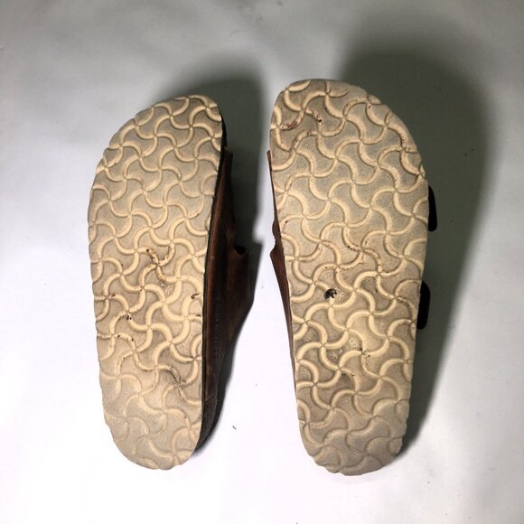 🛑 BIRKENSTOCK Big BUCKLE ➕🆒 SANDALS Arizona SHOES Slip On Leather 💸BUY NOW‼️ - Picture 11 of 16